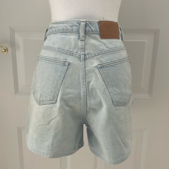 Faded Glory Light Wash Indigo Denim Shorts. High Waisted. Y2K - Picture 5 of 7
